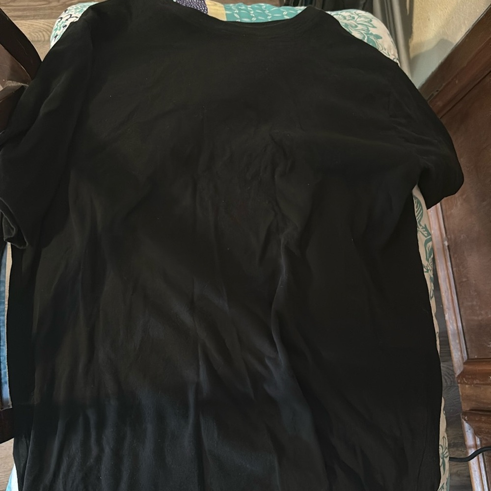 Plain black shirt